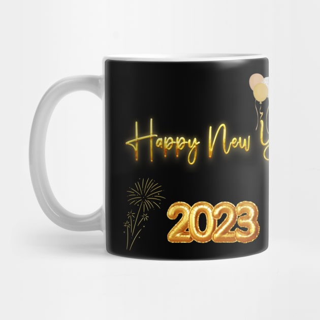 Happy New Year 2023 Party New Years Eve Holiday by patsuda